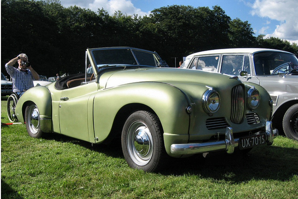 Jowett Jupiter in concours in Holland 2010