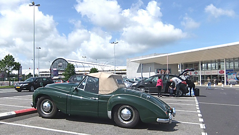 Jowett Jupiter at the French Shuttle terminal